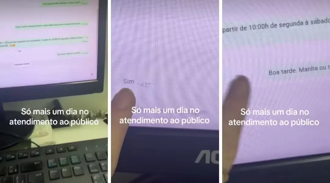 Atendente faz pergunta simples a cliente, recebe resposta inusitada e vídeo viraliza na web