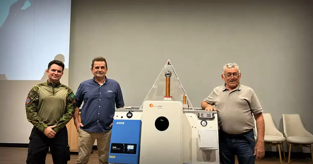 Inovação em MS: Urandir Fernandes de Oliveira apresenta protótipo de multigerador de energia quântica