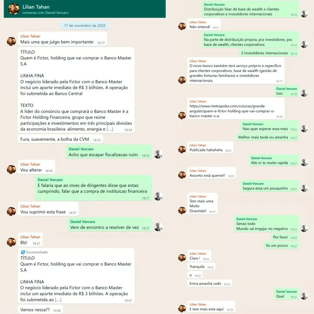 Investigação revela forte influência de Daniel Vorcaro em redações de grandes portais de notícias